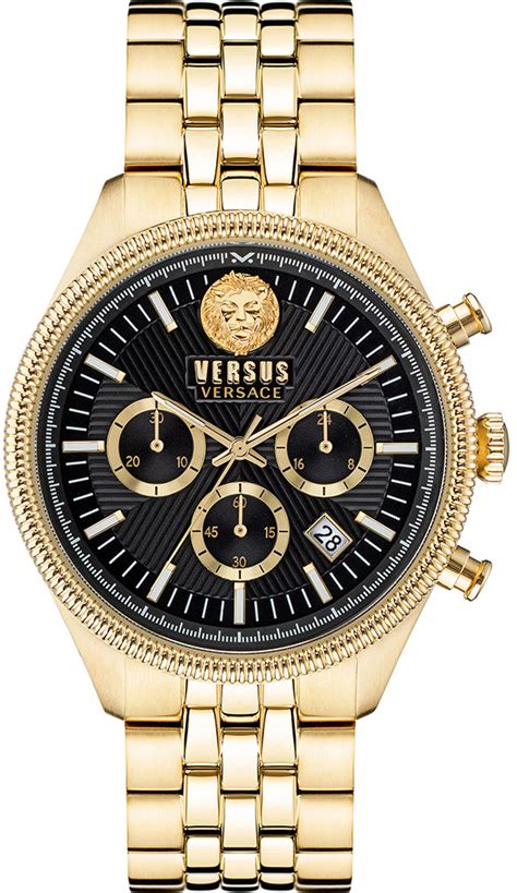 versace versus herrenuhr two toned|Versace clothing.